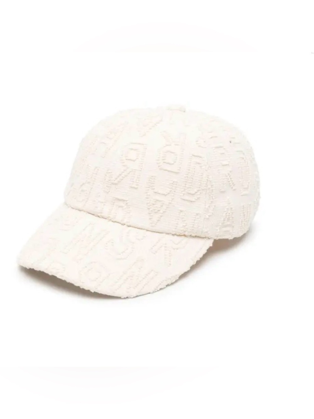 Sandro Andy Monogram Jacquard Baseball Cap Cream Ivory Adjustable Logo Hat🤍 - Picture 3 of 15